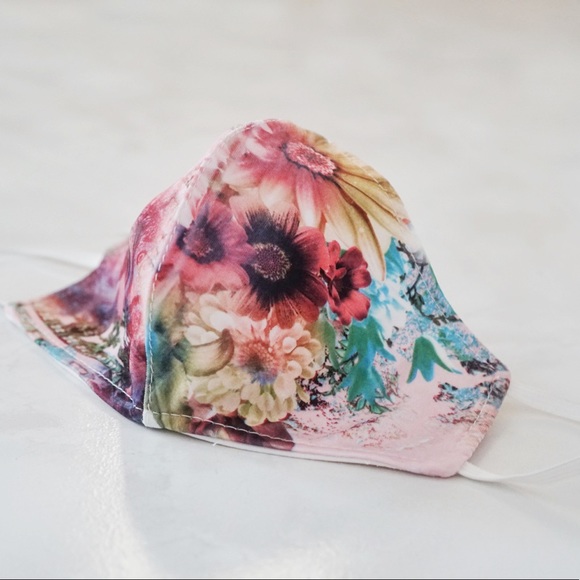 Hand Crafted Other - Handmade Euphoric Floral Face Mask